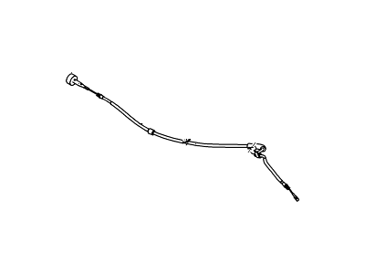 Ford 8A8Z-2A635-A Rear Cable