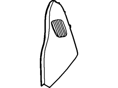 Ford 8C3Z-2504481-AC Instrument Panel Side Cover