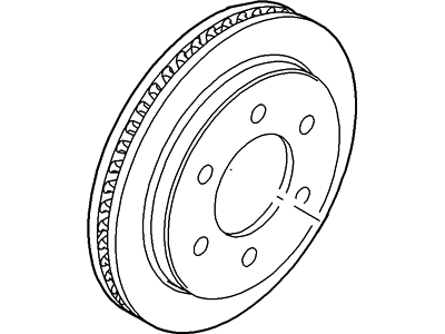 Ford 4L3Z-2C026-AB Disc - Brake