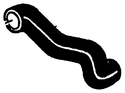 Ford F7OZ-8260-AA Upper Hose