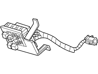 Ford 3W7Z-14A068-BA Fuse Box Assembly