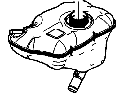 Ford 4R3Z-8A080-AA Reservoir