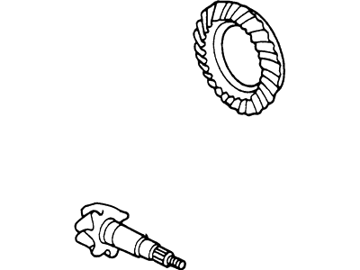 Ford F81Z-4209-EA Gear And Pinion Assembly - Driving