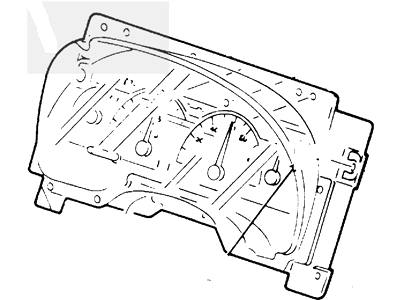 Ford 3F2Z-10849-MA Instrument Cluster