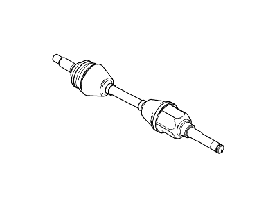 Ford 5L8Z-3A427-DA Front Axle Shaft