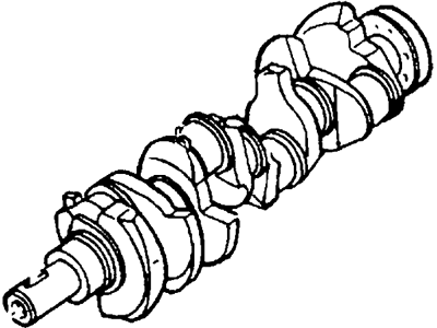 Ford F4TZ-6303-BRM Crankshaft Assembly