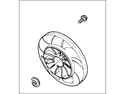 Ford XF5Z-8C607-AA Fan Assembly