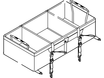 Ford AE5Z-78115A00-B Cargo Organizer - Soft-Sided Standard