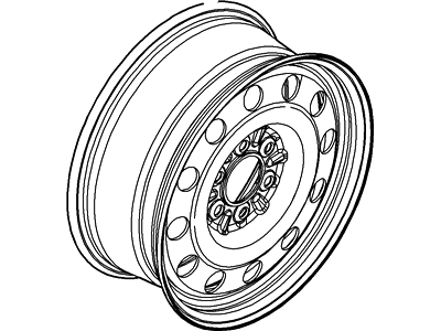 Ford 7L1Z-1015-D Spare Wheel
