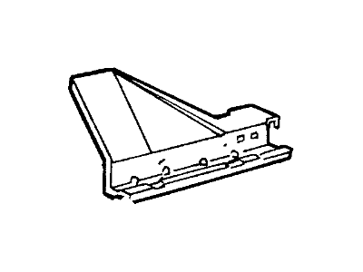 Ford E3UZ16B198A Apron Reinforcement