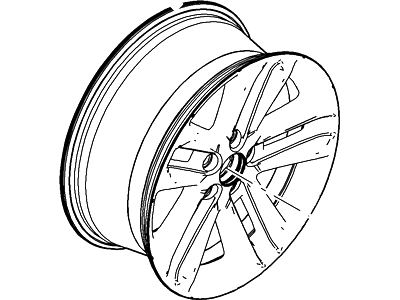 Ford BB5Z-1007-A Wheel, Alloy