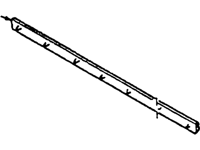 Ford F7CZ-5421456-AA Belt Weatherstrip