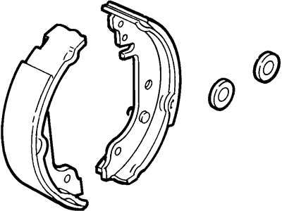 Ford XS8Z2200AA Brake Shoes