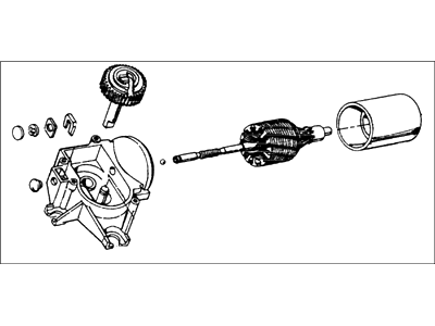 Ford F2VY-17V508-AARM Wiper Motor Assembly