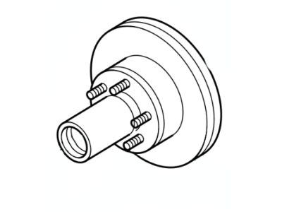 Ford YL2Z-1V102-FA Hub & Rotor
