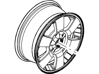 Ford 8L8Z-1007-J Wheel, Alloy