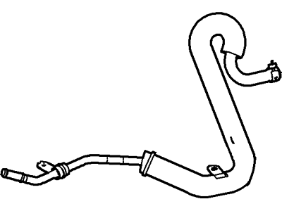Ford 7T4Z-3A713-A Lower Return Hose