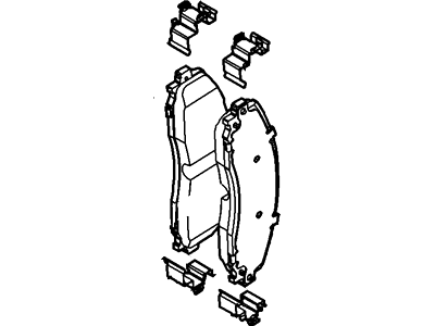 Ford DC3Z-2200-D Rear Pads