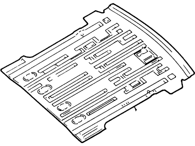 Ford YF5Z-1211215-CA Rear Floor Pan