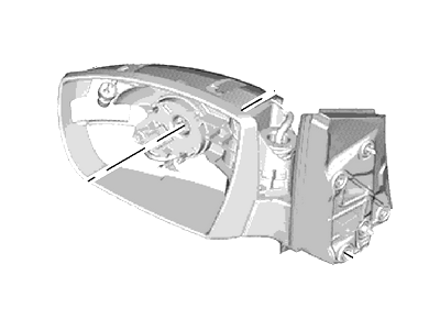 Ford CJ5Z-17682-BA Mirror Assembly