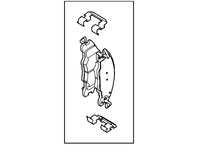 Ford 8U2Z-2V001-A Pads