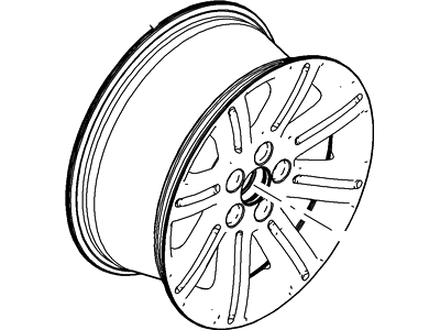 Ford 8A8Z-1007-A Wheel Assembly