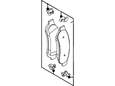 Ford 8C3Z-2V200-A Kit - Brake Lining