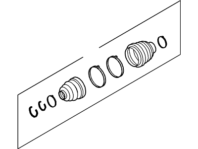Ford 7T4Z-3A331-B Boot Kit