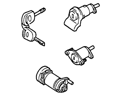 Ford F8RZ-5422050-AA Lockset - Complete Vehicle