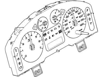 Ford 6F9Z-10849-FB Instrument Cluster