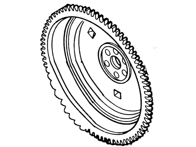 Ford D4FZ-6384-A Ring Gear