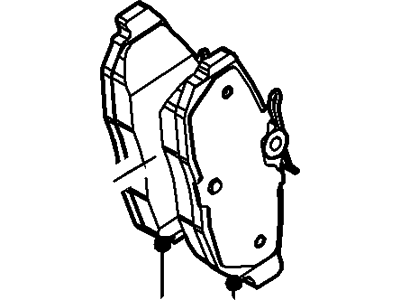 Ford 7R3Z-2200-A Kit - Brake Shoe And Lining