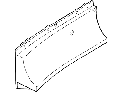 Ford F3LY10887A GLASS - INSTRUMENT C