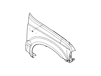 Ford F81Z-16005-AA Fender