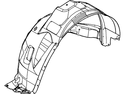 Ford CT4Z-16103-B Fender Liner