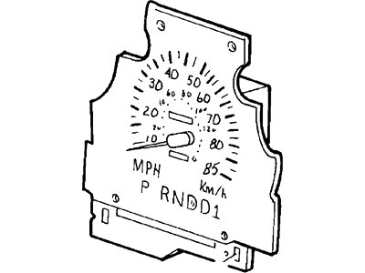 Ford F8MZ-17255-AA Speedometer Head