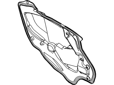 Ford CM5Z-5827458-B Water Shield