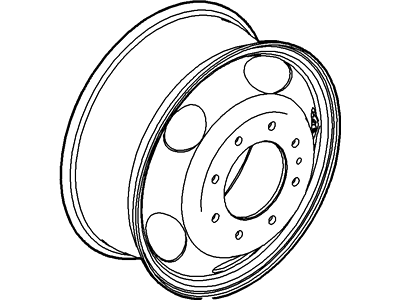 Ford 5C3Z-1007-CB Wheel Assembly