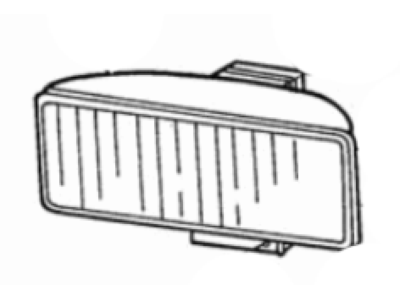 Ford F2SZ15200A Fog Lamp Assembly