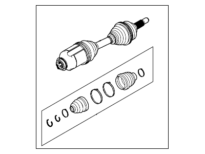 Ford AA5Z-3B436-A Axle Assembly