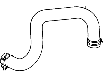 Ford E5TZ8260H Upper Hose