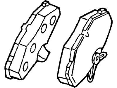 Ford YF1Z-2200-AA Shoe And Lining Assembly