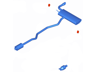 Ford HS7Z-5F250-D Muffler