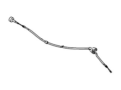 Ford DG1Z-2A635-C Rear Cable