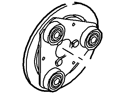 Ford 6F1Z-19D786-AA Clutch Plate & Hub Assembly