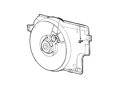 Ford F5ZZ-8C607-A Fan Shroud