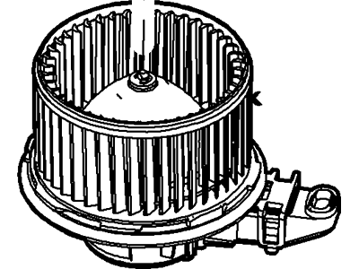 Ford 7C3Z-19805-B Blower Motor
