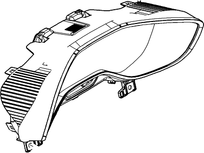 Ford CV6Z-10890-B Cluster Lens