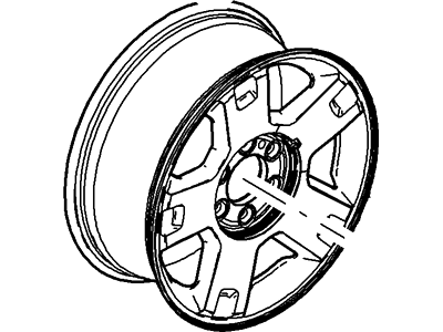 Ford 7L3Z-1007-C Wheel