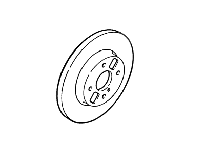 Ford YS4Z-1V125-D Rotor